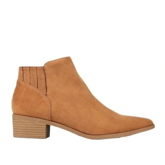 Shoes - American Rag Tori Microsuede Ankle Boots Size 11